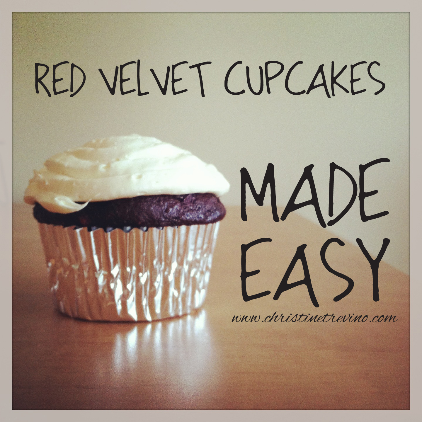 Red Velvet Cupcakes [made easy]