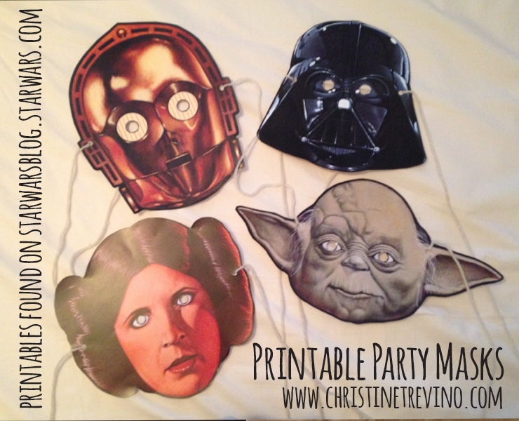 Printable Party Masks