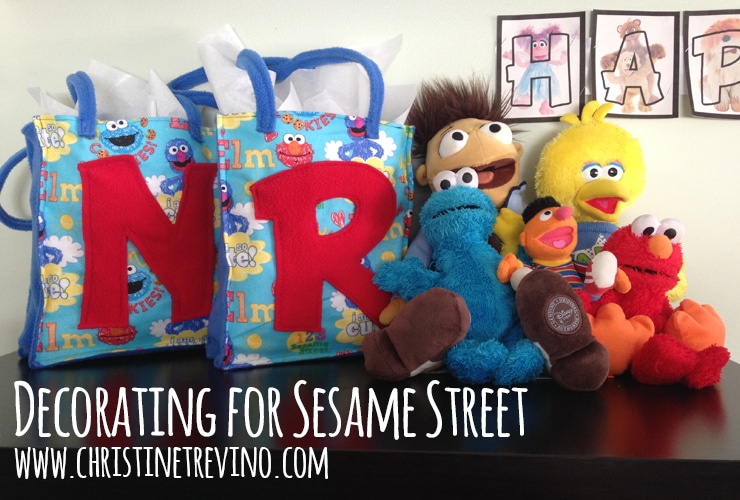 Decorating for Sesame Street