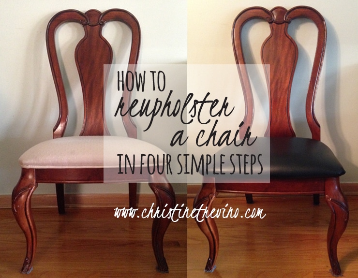 How to Reupholster a Chair in 4 Simple Steps