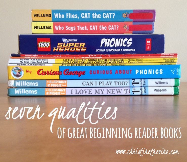 7 Qualities of Great Beginning Reader Books (+ a book list to get you started)