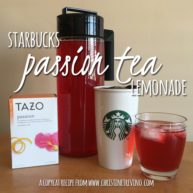 Copycat Starbucks Passion Tea Lemonade