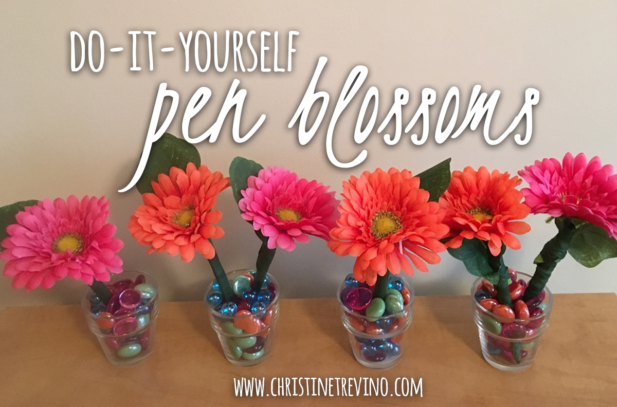 DIY Pen Blossoms