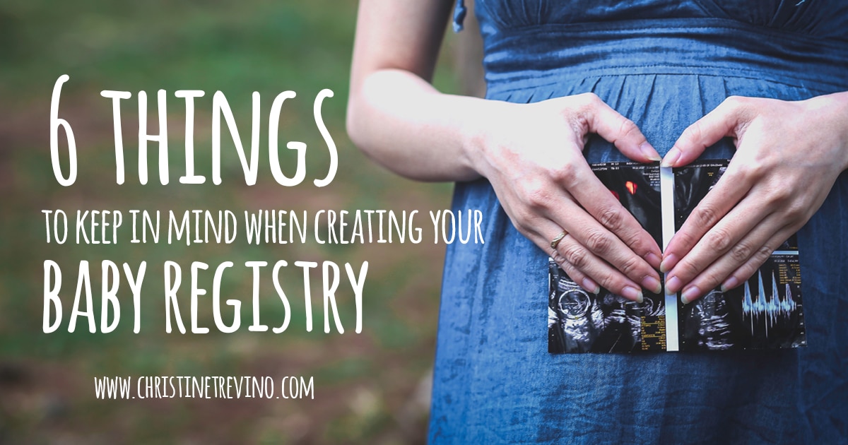 6 Things to Keep in Mind When Creating Your Baby Registry