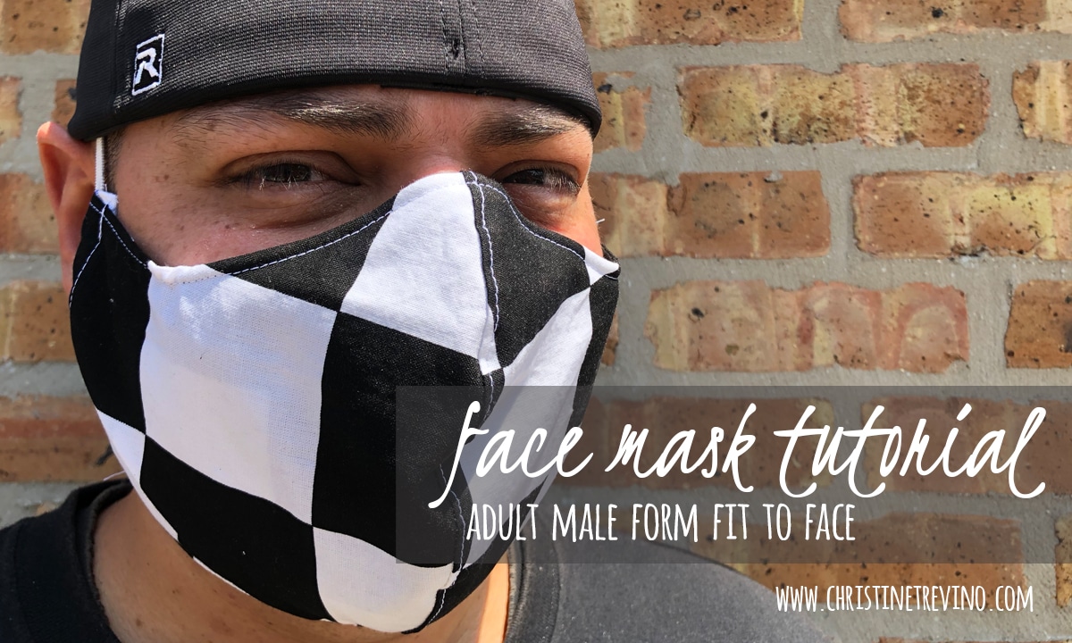 Face Mask Tutorial | Adult Male Form Fit to Face
